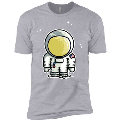 T-Shirts Heather Grey / YXS Cute Astronaut Boys Premium T-Shirt