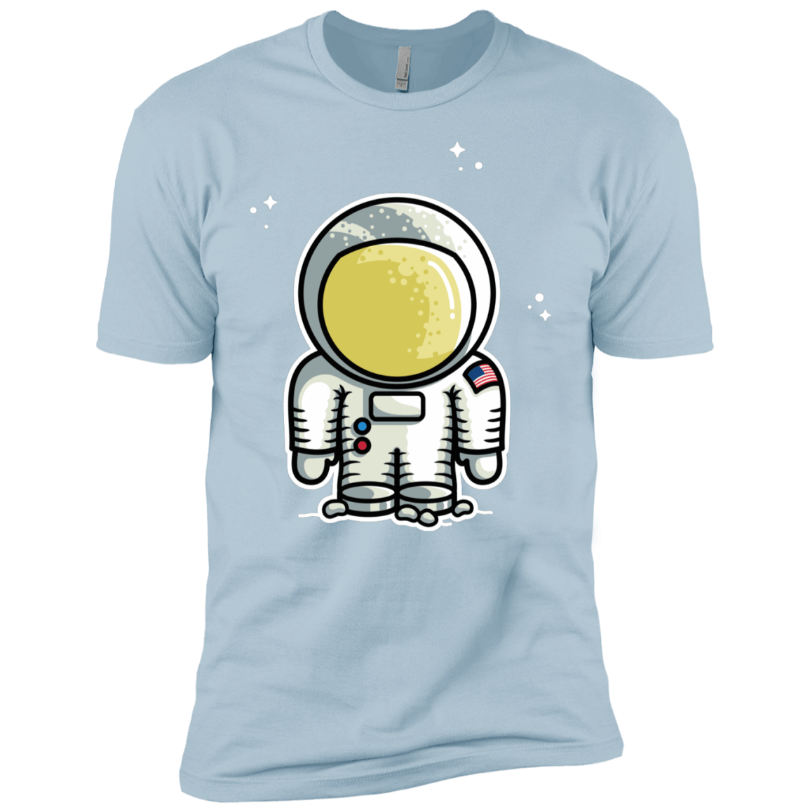 T-Shirts Light Blue / YXS Cute Astronaut Boys Premium T-Shirt