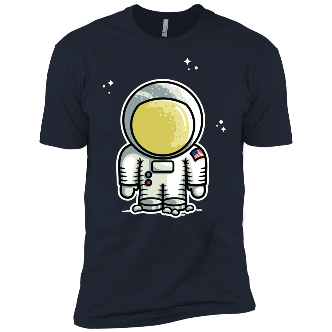 T-Shirts Midnight Navy / YXS Cute Astronaut Boys Premium T-Shirt
