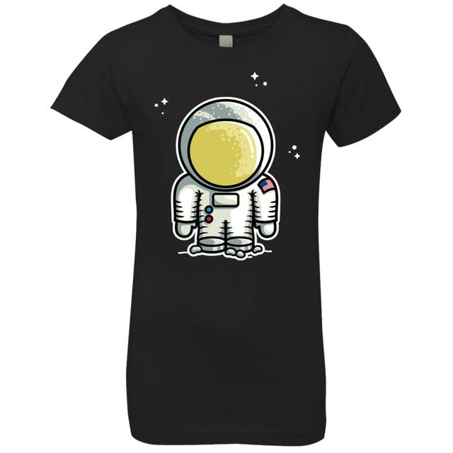 T-Shirts Black / YXS Cute Astronaut Girls Premium T-Shirt