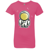 T-Shirts Hot Pink / YXS Cute Astronaut Girls Premium T-Shirt