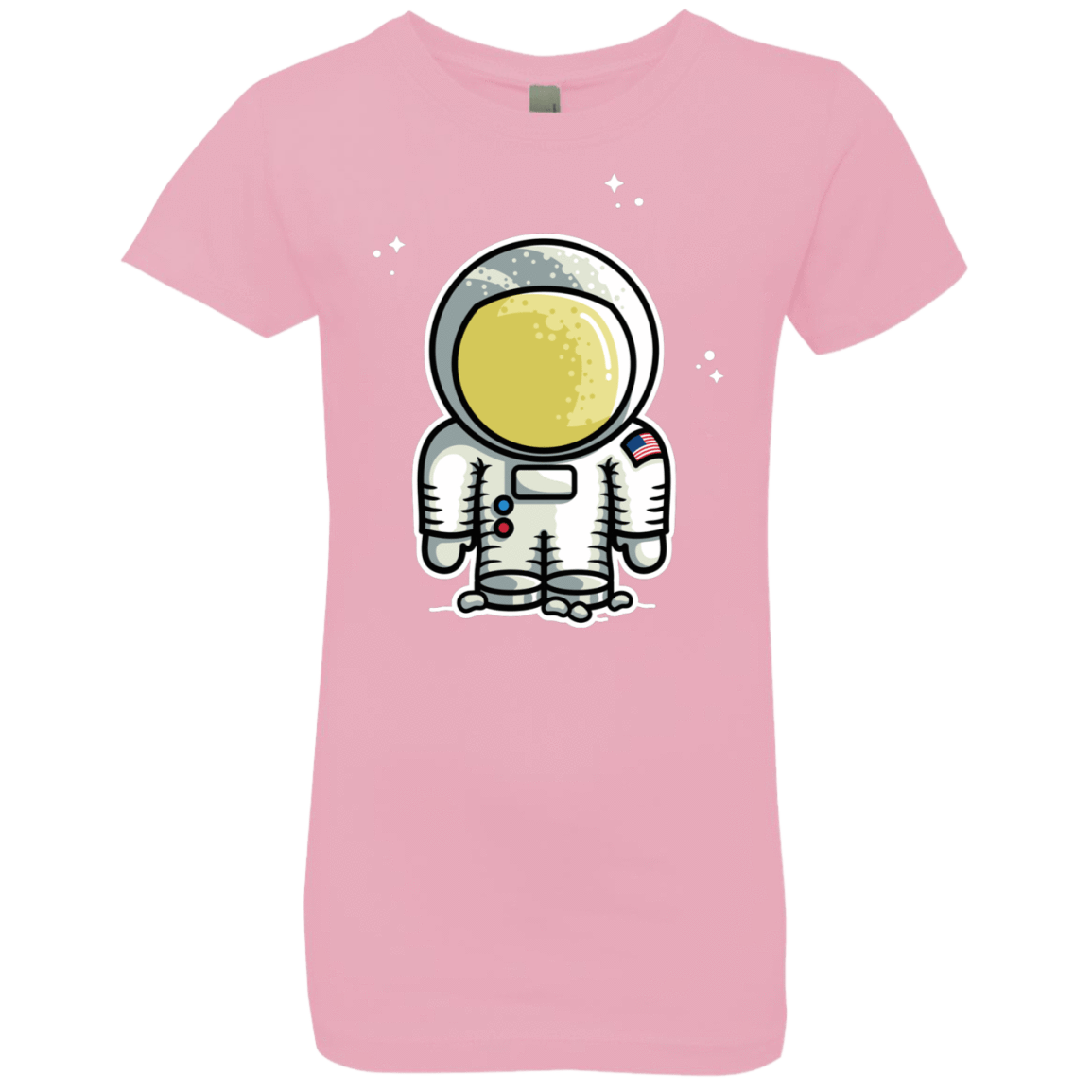 T-Shirts Light Pink / YXS Cute Astronaut Girls Premium T-Shirt