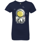 T-Shirts Midnight Navy / YXS Cute Astronaut Girls Premium T-Shirt