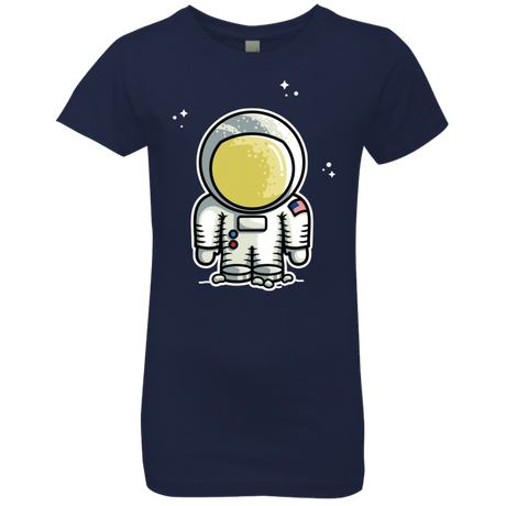 T-Shirts Midnight Navy / YXS Cute Astronaut Girls Premium T-Shirt