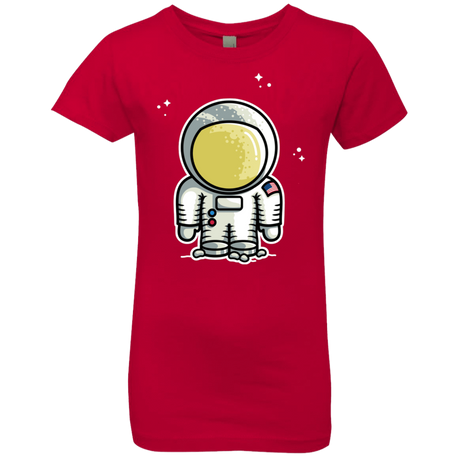 T-Shirts Red / YXS Cute Astronaut Girls Premium T-Shirt