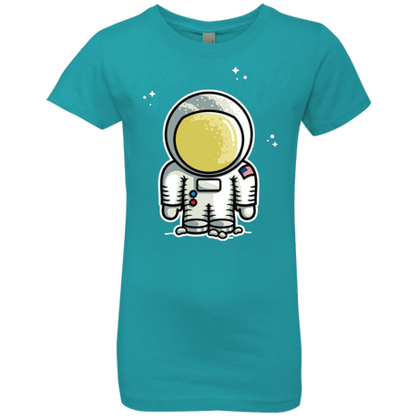 T-Shirts Tahiti Blue / YXS Cute Astronaut Girls Premium T-Shirt