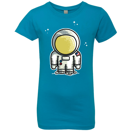 T-Shirts Turquoise / YXS Cute Astronaut Girls Premium T-Shirt