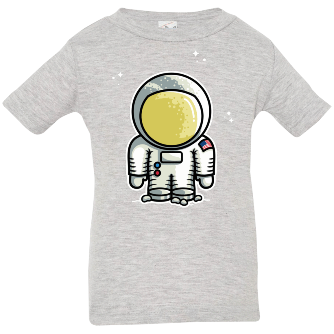 T-Shirts Heather Grey / 6 Months Cute Astronaut Infant Premium T-Shirt