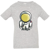 T-Shirts Heather Grey / 6 Months Cute Astronaut Infant Premium T-Shirt