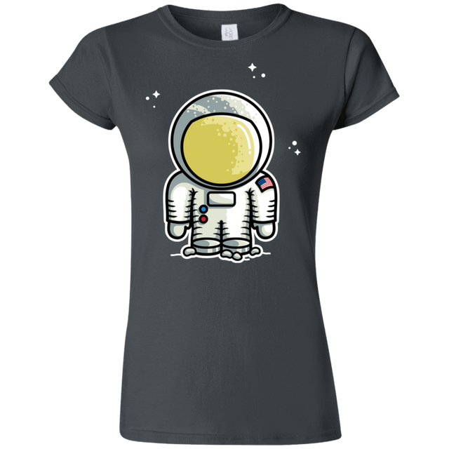 T-Shirts Charcoal / S Cute Astronaut Junior Slimmer-Fit T-Shirt