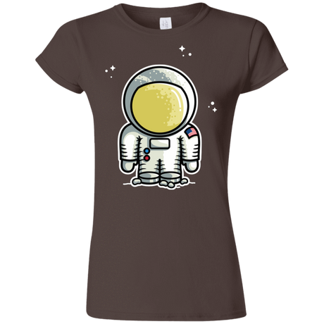 T-Shirts Dark Chocolate / S Cute Astronaut Junior Slimmer-Fit T-Shirt