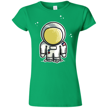 T-Shirts Irish Green / S Cute Astronaut Junior Slimmer-Fit T-Shirt