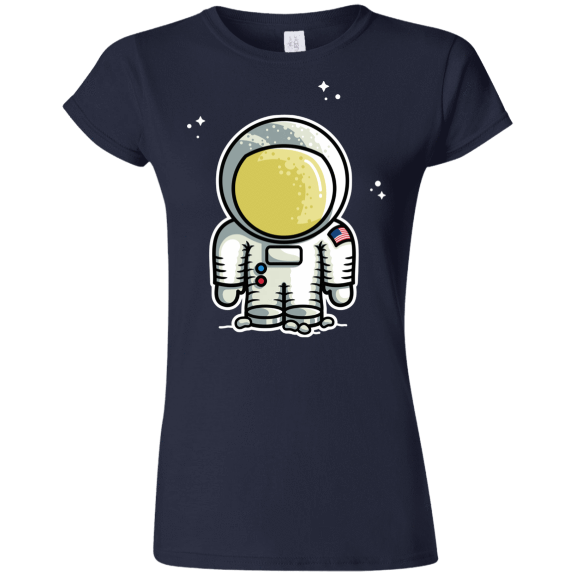 T-Shirts Navy / S Cute Astronaut Junior Slimmer-Fit T-Shirt