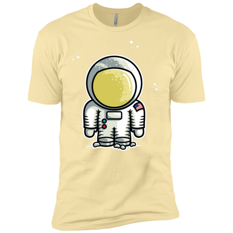 T-Shirts Banana Cream / X-Small Cute Astronaut Men's Premium T-Shirt