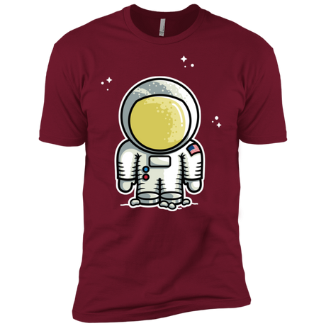 T-Shirts Cardinal / X-Small Cute Astronaut Men's Premium T-Shirt