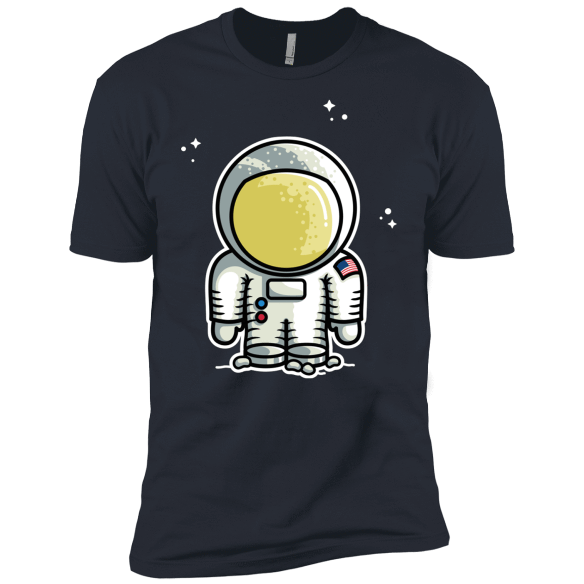 T-Shirts Indigo / X-Small Cute Astronaut Men's Premium T-Shirt