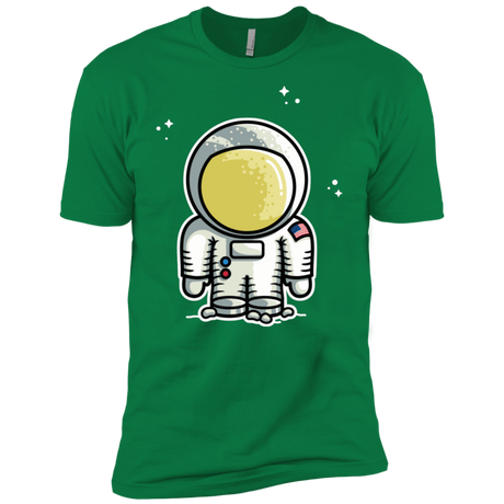 T-Shirts Kelly Green / X-Small Cute Astronaut Men's Premium T-Shirt