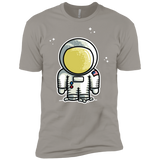 T-Shirts Light Grey / X-Small Cute Astronaut Men's Premium T-Shirt