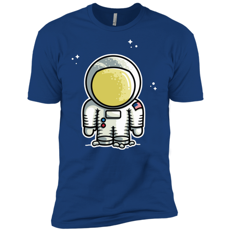 T-Shirts Royal / X-Small Cute Astronaut Men's Premium T-Shirt