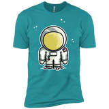 T-Shirts Tahiti Blue / X-Small Cute Astronaut Men's Premium T-Shirt