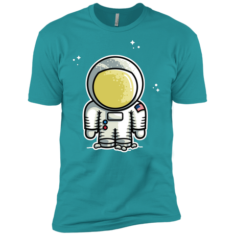 T-Shirts Tahiti Blue / X-Small Cute Astronaut Men's Premium T-Shirt