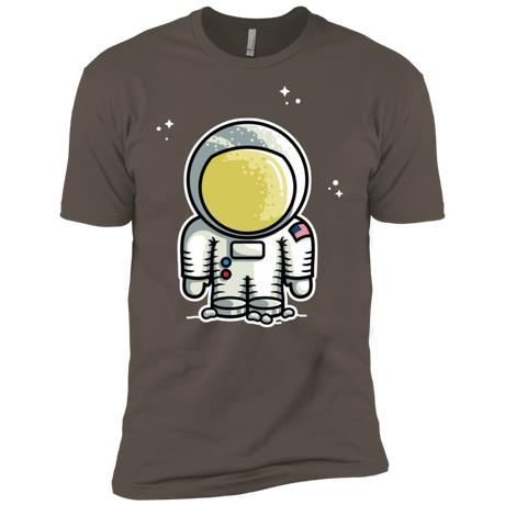 T-Shirts Warm Grey / X-Small Cute Astronaut Men's Premium T-Shirt