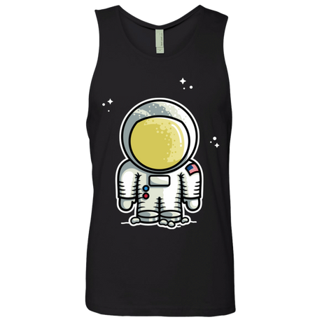 T-Shirts Black / S Cute Astronaut Men's Premium Tank Top