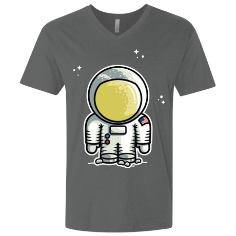 T-Shirts Heavy Metal / X-Small Cute Astronaut Men's Premium V-Neck