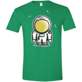 T-Shirts Heather Irish Green / S Cute Astronaut Men's Semi-Fitted Softstyle