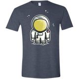 T-Shirts Heather Navy / S Cute Astronaut Men's Semi-Fitted Softstyle