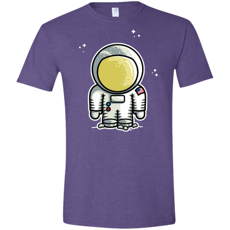T-Shirts Heather Purple / S Cute Astronaut Men's Semi-Fitted Softstyle