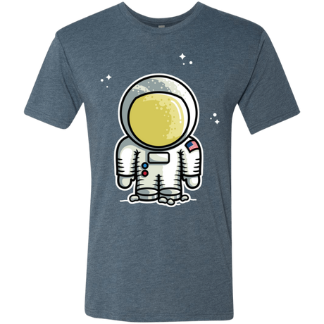 T-Shirts Indigo / S Cute Astronaut Men's Triblend T-Shirt