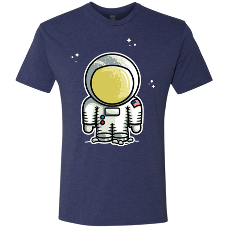 T-Shirts Vintage Navy / S Cute Astronaut Men's Triblend T-Shirt