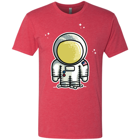 T-Shirts Vintage Red / S Cute Astronaut Men's Triblend T-Shirt