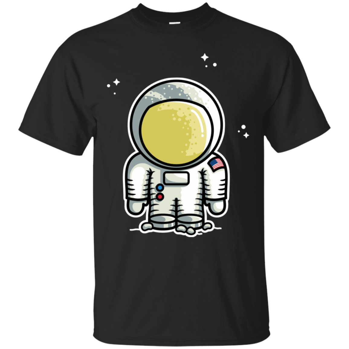 T-Shirts Black / S Cute Astronaut T-Shirt