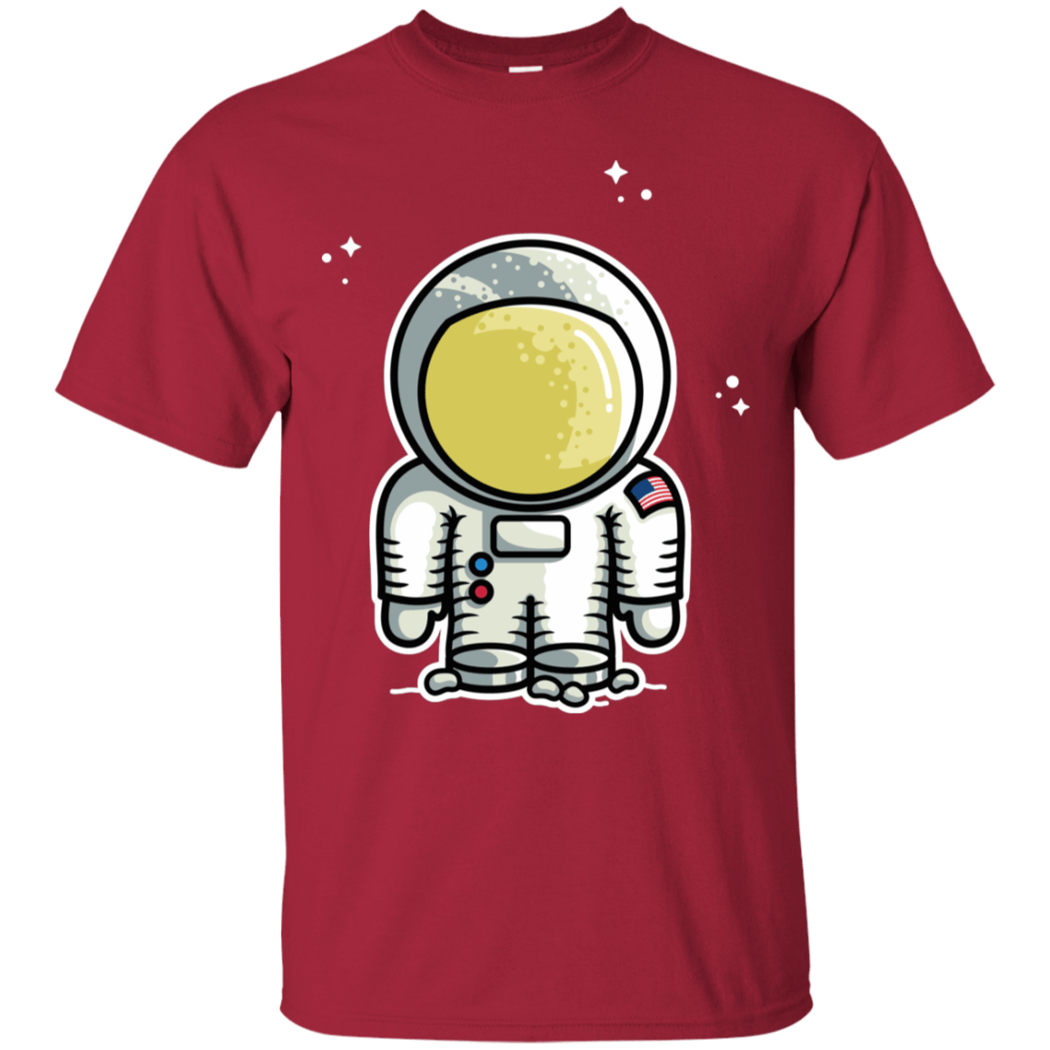 T-Shirts Cardinal / S Cute Astronaut T-Shirt