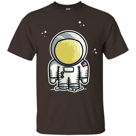 T-Shirts Dark Chocolate / S Cute Astronaut T-Shirt