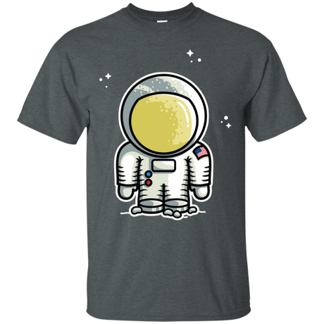 T-Shirts Dark Heather / S Cute Astronaut T-Shirt