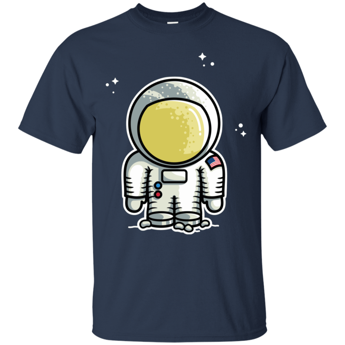T-Shirts Navy / S Cute Astronaut T-Shirt