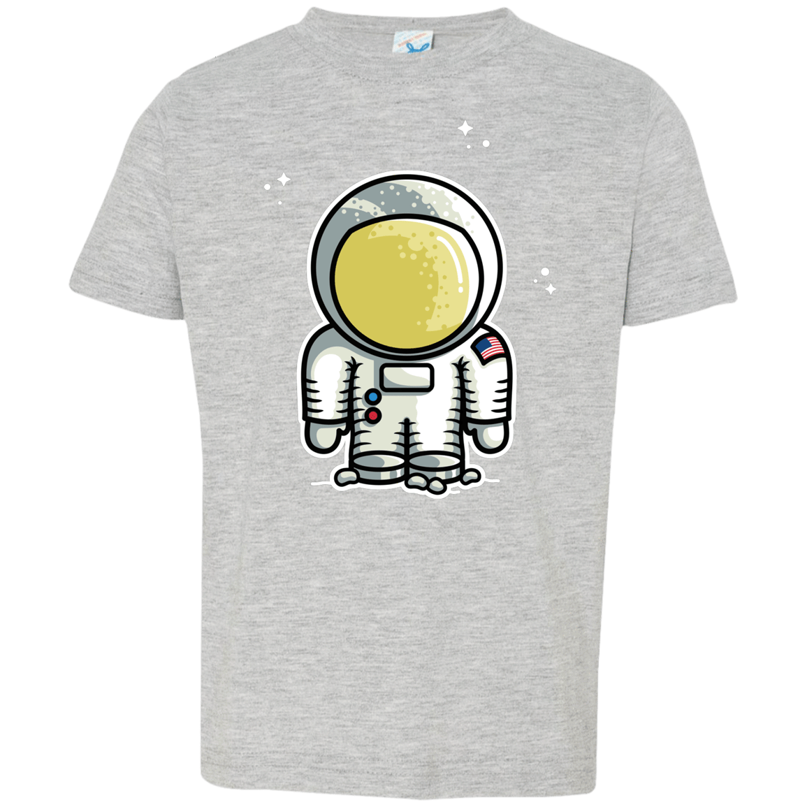 T-Shirts Heather Grey / 2T Cute Astronaut Toddler Premium T-Shirt