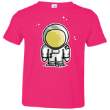 T-Shirts Hot Pink / 2T Cute Astronaut Toddler Premium T-Shirt