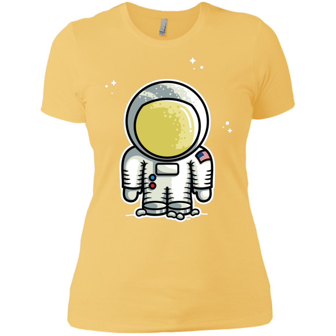 T-Shirts Banana Cream/ / X-Small Cute Astronaut Women's Premium T-Shirt