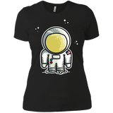 T-Shirts Black / X-Small Cute Astronaut Women's Premium T-Shirt