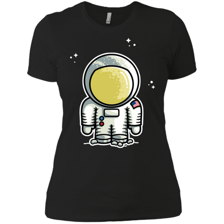 T-Shirts Black / X-Small Cute Astronaut Women's Premium T-Shirt