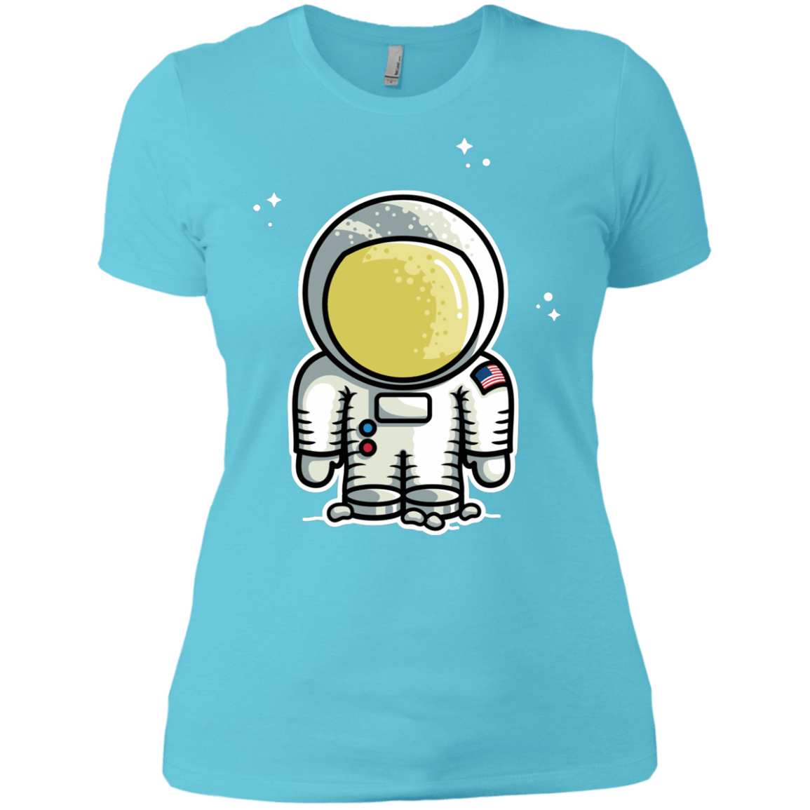 T-Shirts Cancun / X-Small Cute Astronaut Women's Premium T-Shirt