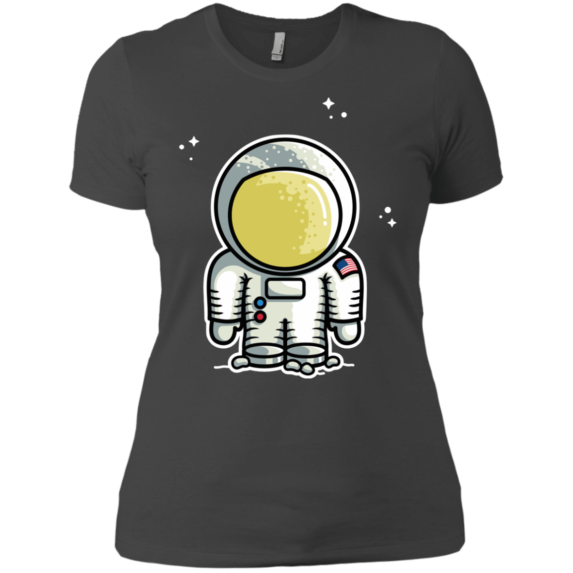 T-Shirts Heavy Metal / X-Small Cute Astronaut Women's Premium T-Shirt
