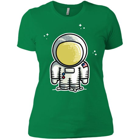 T-Shirts Kelly Green / X-Small Cute Astronaut Women's Premium T-Shirt