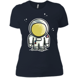 T-Shirts Midnight Navy / X-Small Cute Astronaut Women's Premium T-Shirt
