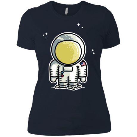 T-Shirts Midnight Navy / X-Small Cute Astronaut Women's Premium T-Shirt