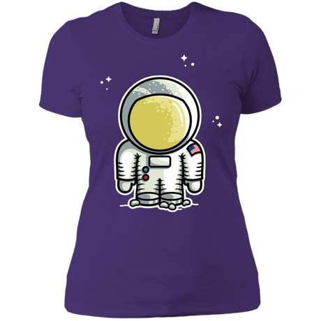 T-Shirts Purple Rush/ / X-Small Cute Astronaut Women's Premium T-Shirt